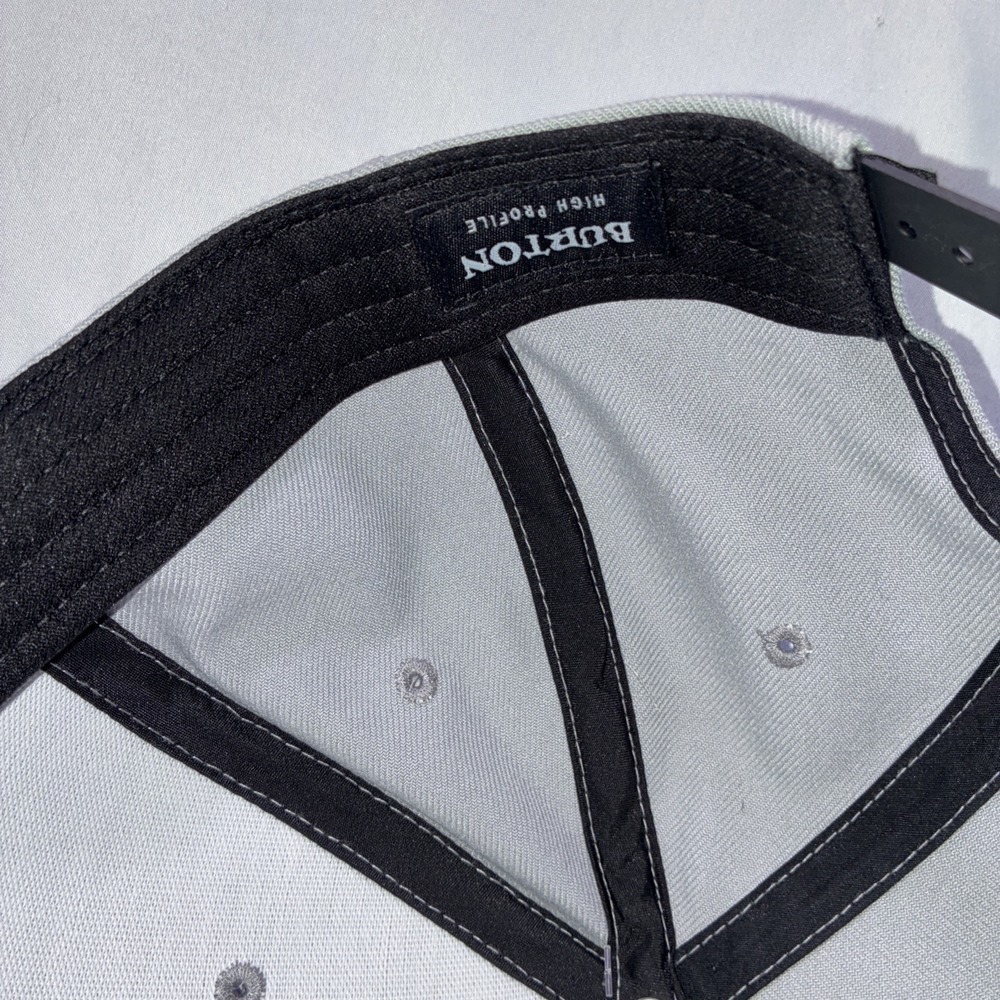 Burton Mountain Patch SnapBack Hat Snowboard And Skate Gray - Picture 7 of 8